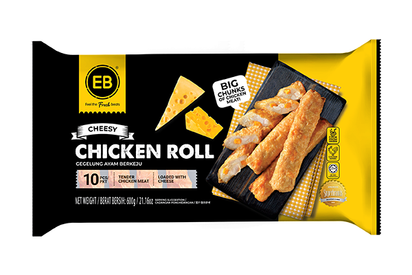 Cheesy Chicken Roll 600g